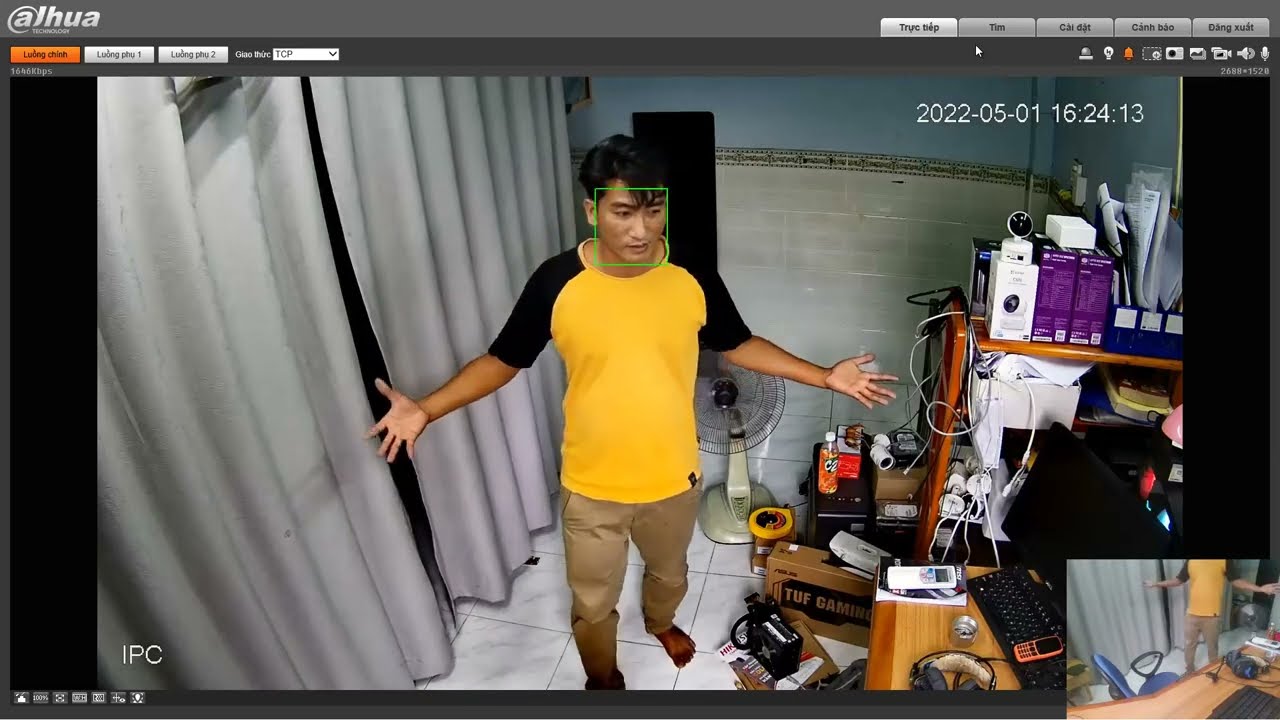 Review Camera AI Dahua DH-IPC-HFW3449T1P-AS-PV-S3 nhận diện khuôn mặt, con người