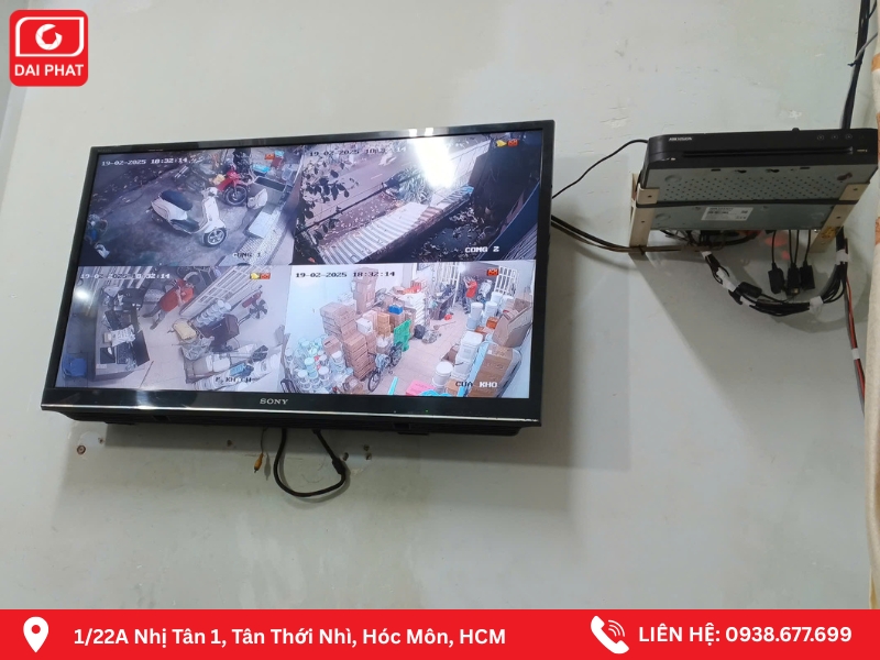 lắp đặt camera quan sát hóc môn