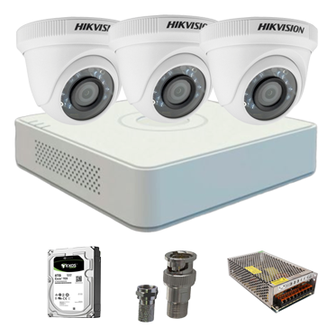 Tron Bo 3camera Hikvision 1mp