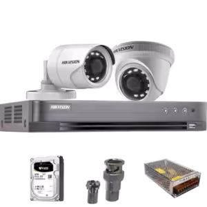 Trọn bộ 2 Camera Hikvision 2mp D227104k1ad