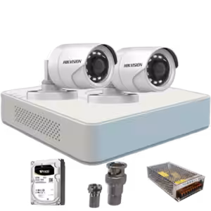 Trọn bộ 2camera Hikvision 2mp Outdoor 1