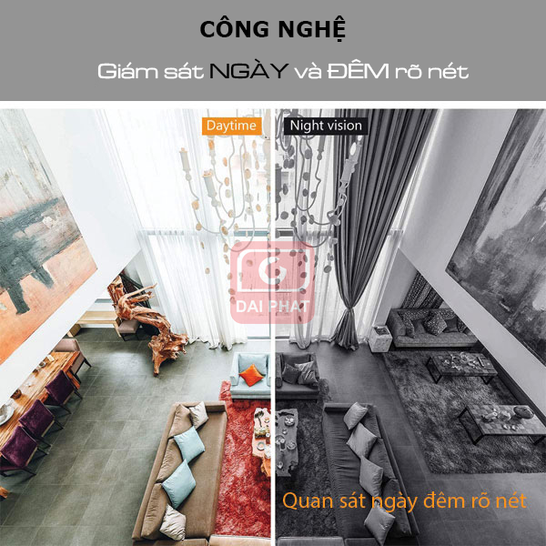 Công nghệ giáp sát ngày và đêm trên camera imou C22Ep