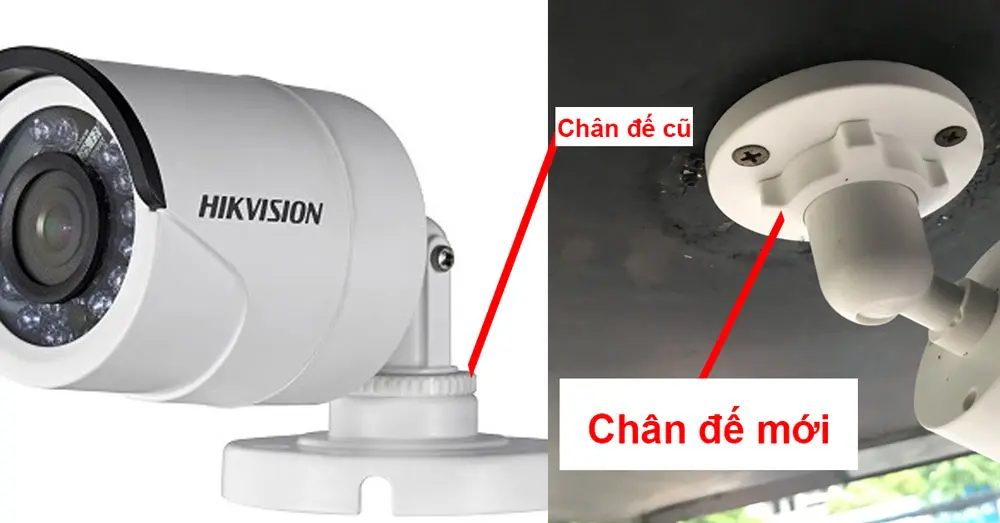 Camera Hikvision Ds 2ce16d0t Ir Led Smd Thay Doi Thiet Ke Chan De