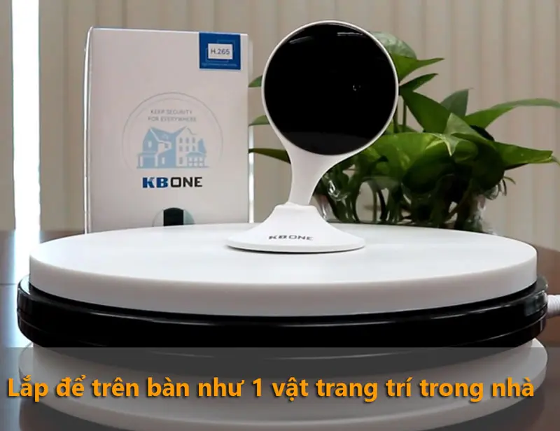 Lap Camera Wifi Kbvision Kn H21w De Tren Ban Nhu Vat Trang Tri