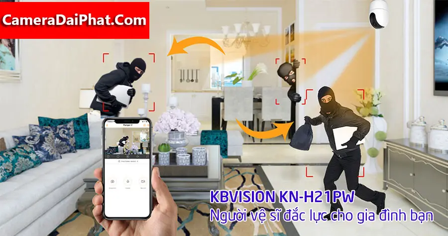 Camera Wifi Kbvision Kn H21wp Bao Ve An Ninh Nha Bạn Cameradaiphat