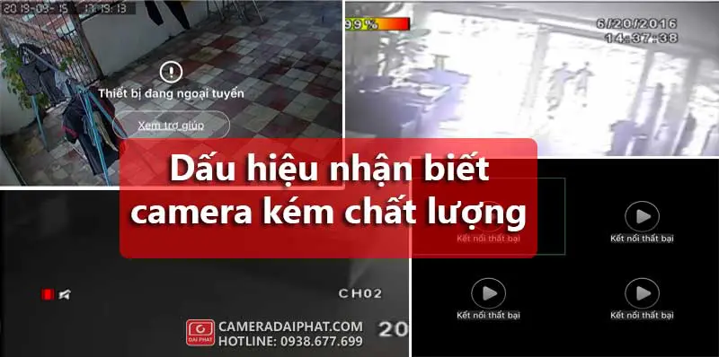 5 Dấu hiệu nhận biết camera kém chất lượng khi chọn camera lắp đặt cho gia đình.