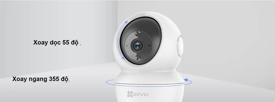 Camera Ezviz C6N 2MP xoay 360 độ hỗ trợ xem toàn cảnh