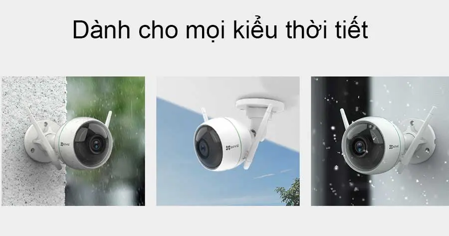 Camera wifi ngoài trời EZVIZ C3WN full HD hoạt động mọi điều kiênj thời tiết