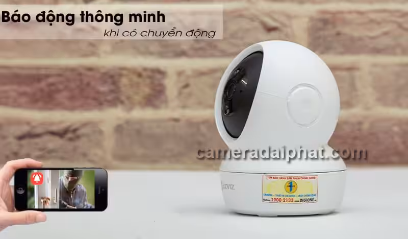Camera EZVIZ C6N 1080P 12 Camera wifi CS C6N của hãng EZVIZ hổ trợ phát hiện và cảnh báo chuyển động.