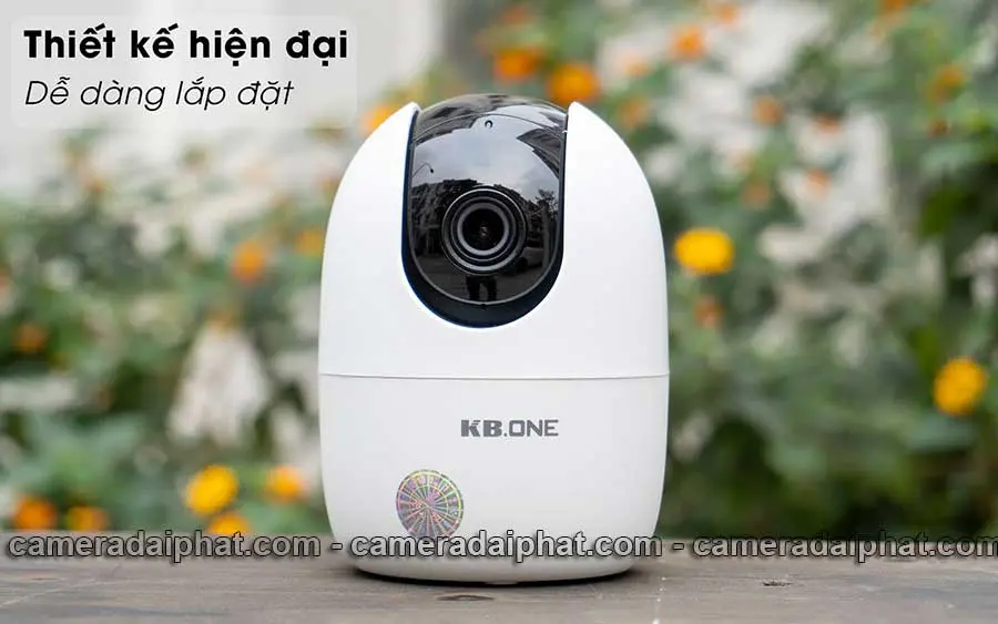 Camera wifi kbone kn-h41p với thiết kế hiện đại dẽ dàng lắp đặt.