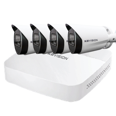Gói lắp đặt 4 camera kbvison tiêu chuân