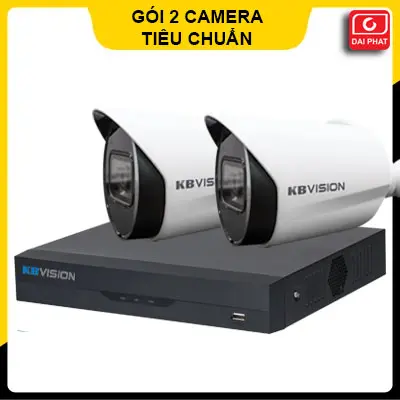 lắp đặt trọn bộ gói 2 camera kbvision