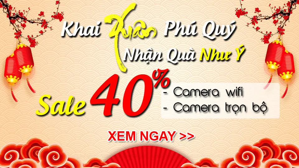 Khai xuân Khuyến mãi đầu năm 2022 Sale 40 %