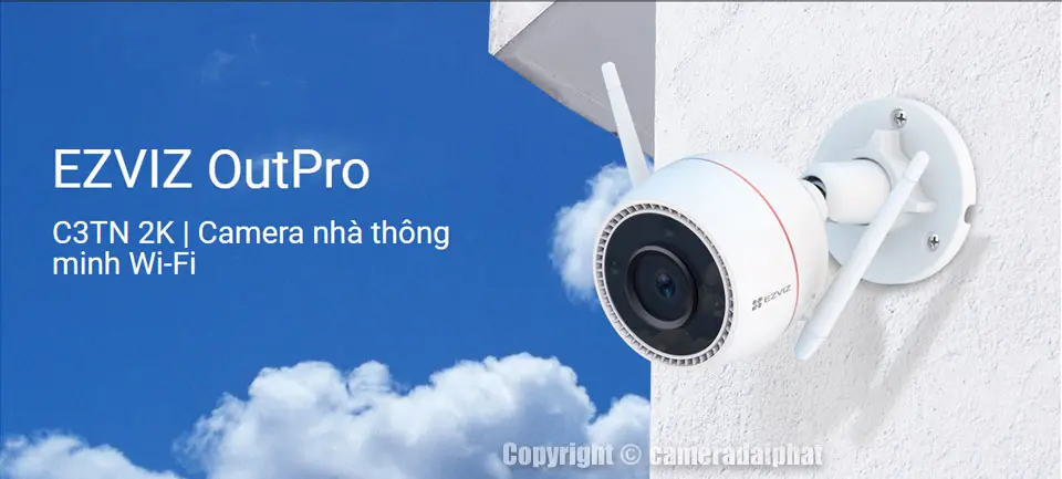 EZVIZ OutPro C3TN 2K | Camera nhà thông minh Wi-Fi