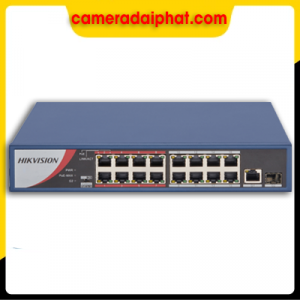 Swich PoE 16 Port Hikvision DS-3E0318P-E/M(B)