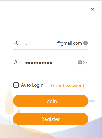 Nhập thông tin User và pass để đăng nhập ( Login) vào phần mềm