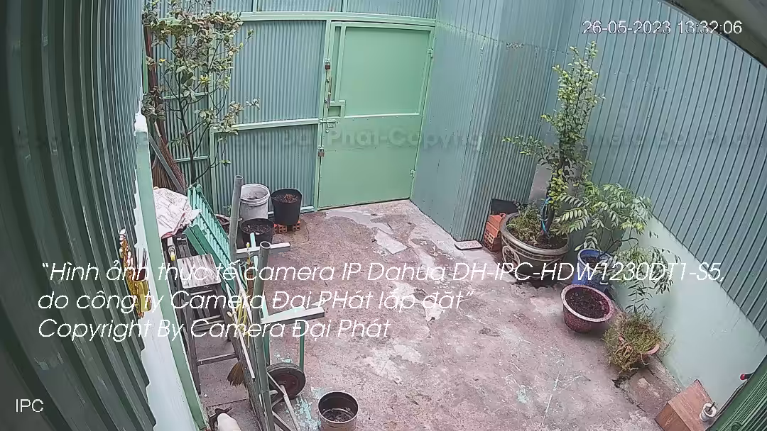 Hình ảnh thực tế do camera Dahua DH-IPC-HDW1230DT1-S5 thu lại vào ban ngày.