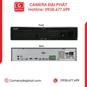 ĐẦU GHI HÌNH IP 64 KÊNH HIKVISION DS-9664NI-I8 MẶT TRƯỚC VÀ SAU