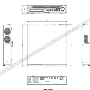 Hivision DS-9664NI-I8 Dimension