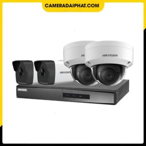 Lắp đặt trọn bộ 3 camera IP Hikvision 2mp giá tốt tại Camera Đại Phát