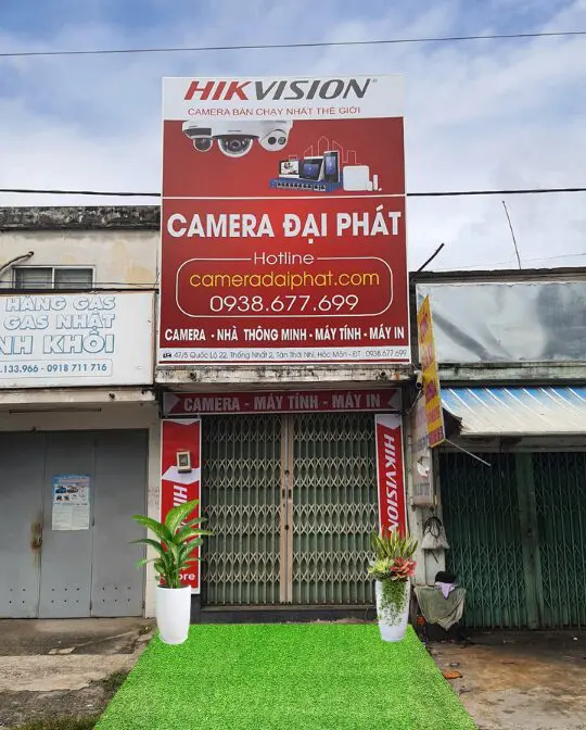 CỬA HÀNG CAMERA ĐẠI PHÁT, THI CÔNG LẮP ĐẶT CAMERA CHUYÊN NGHIỆP