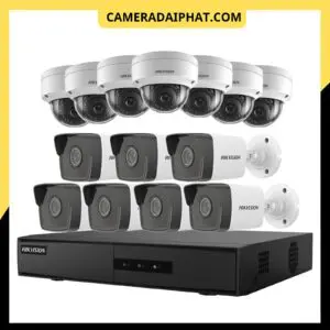 Trọn bộ 14 camera IP Hikvison 2MP Camera Đại Phát