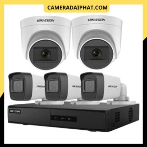 Trọn bộ 5 camera Hikvison HD TVI 2MP chính hãng, bảo hành 24 tháng tại camera Đại Phát